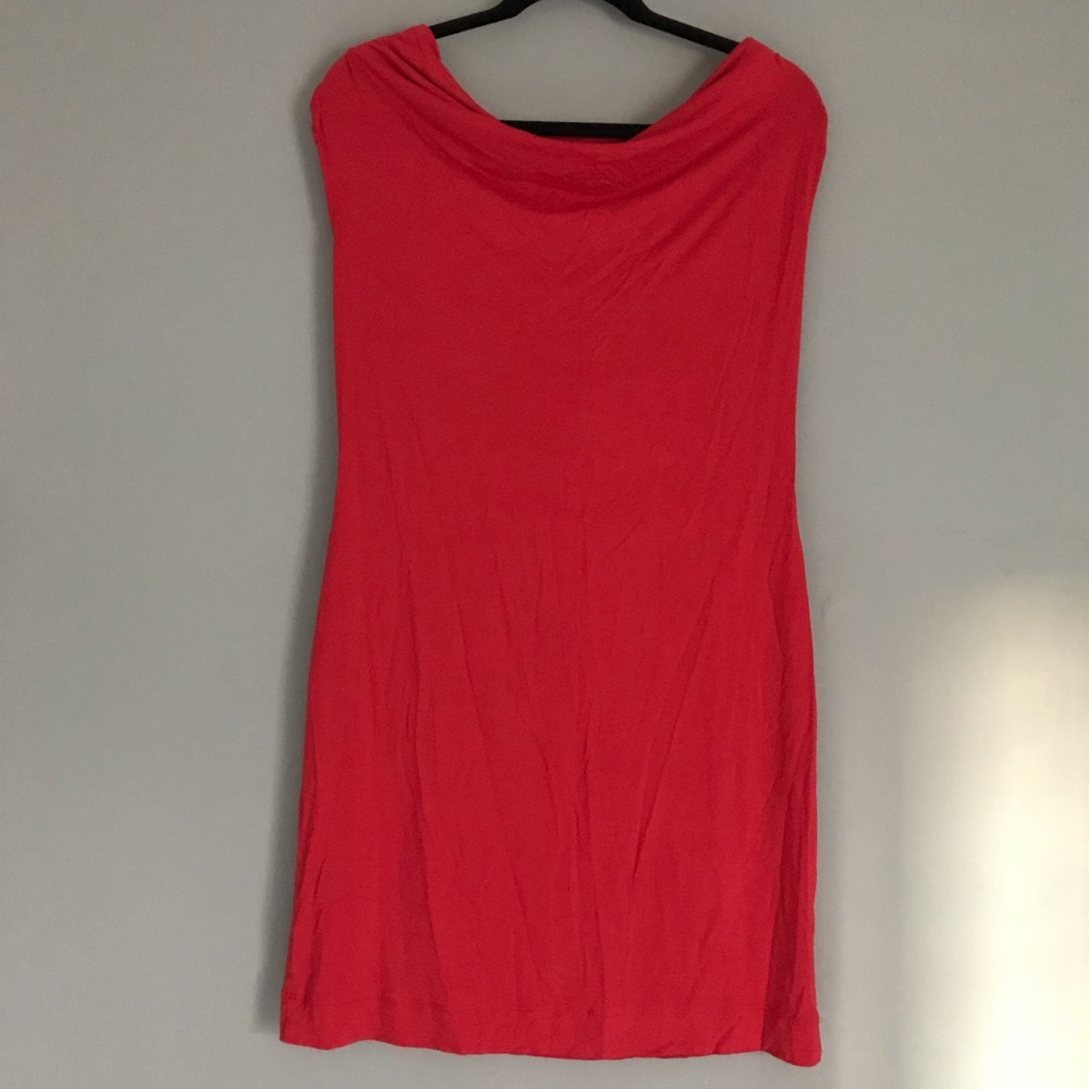 fabletics hooded cowl neck soft dress/tunic
